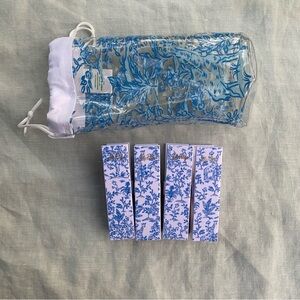 NWOT Lilly Pulitzer Resort White Tall Tales beach towel clips